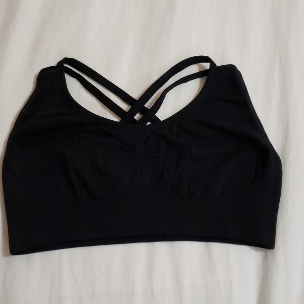 Morera seamless black sports bra S